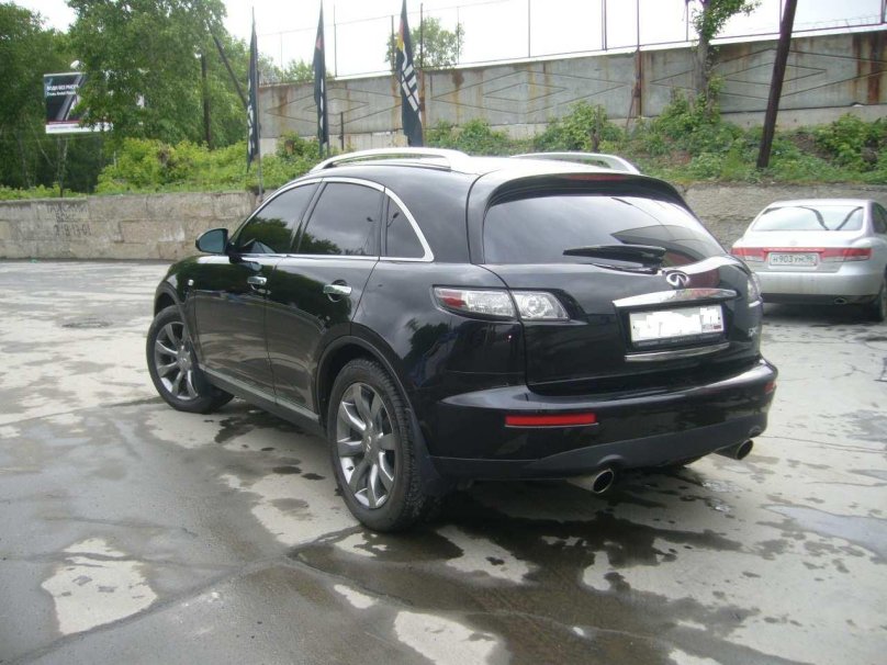 Infiniti fx35 2008 черный
