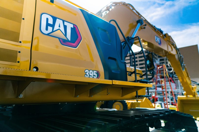 Cat 395 экскаватор