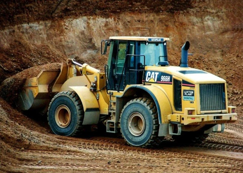 Cat погрузчик 966h