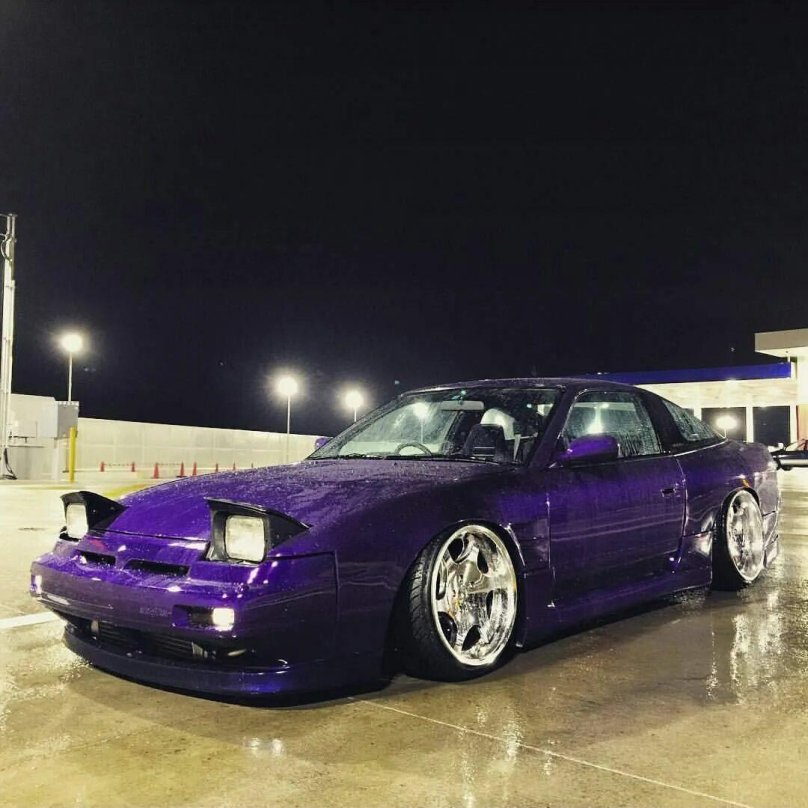 Nissan 180sx фиолетовый