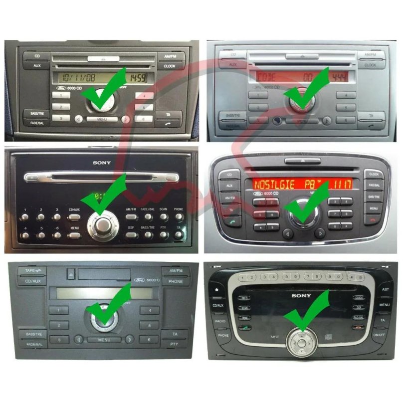 6000 CD Ford блютуз