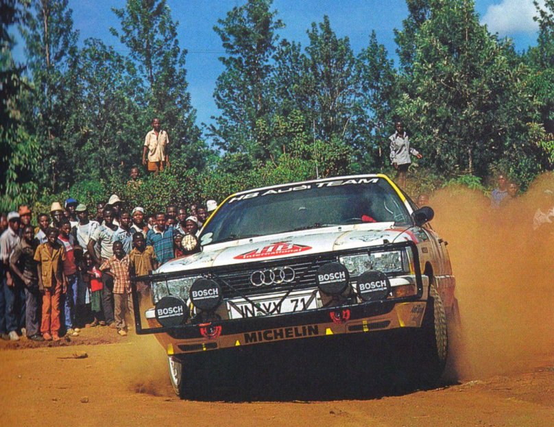 Audi quattro Safari Rally 1987