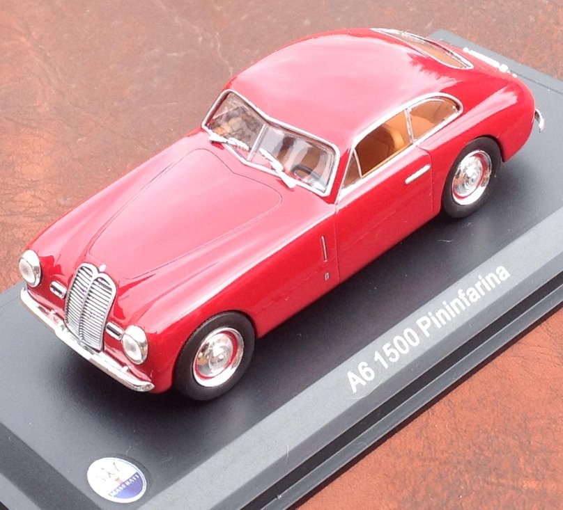 Maserati a6gcs Berlinetta Pininfarina Blue 1:43 Leo