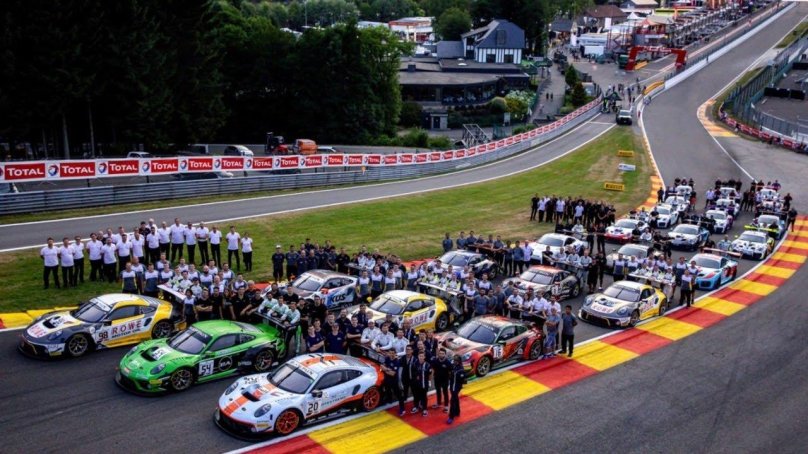 24 Часа спа Франкоршам Порше