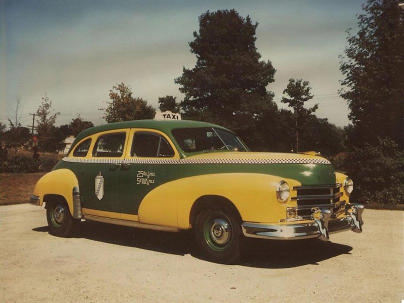 Ford 1950 Yellow Cab Taxi