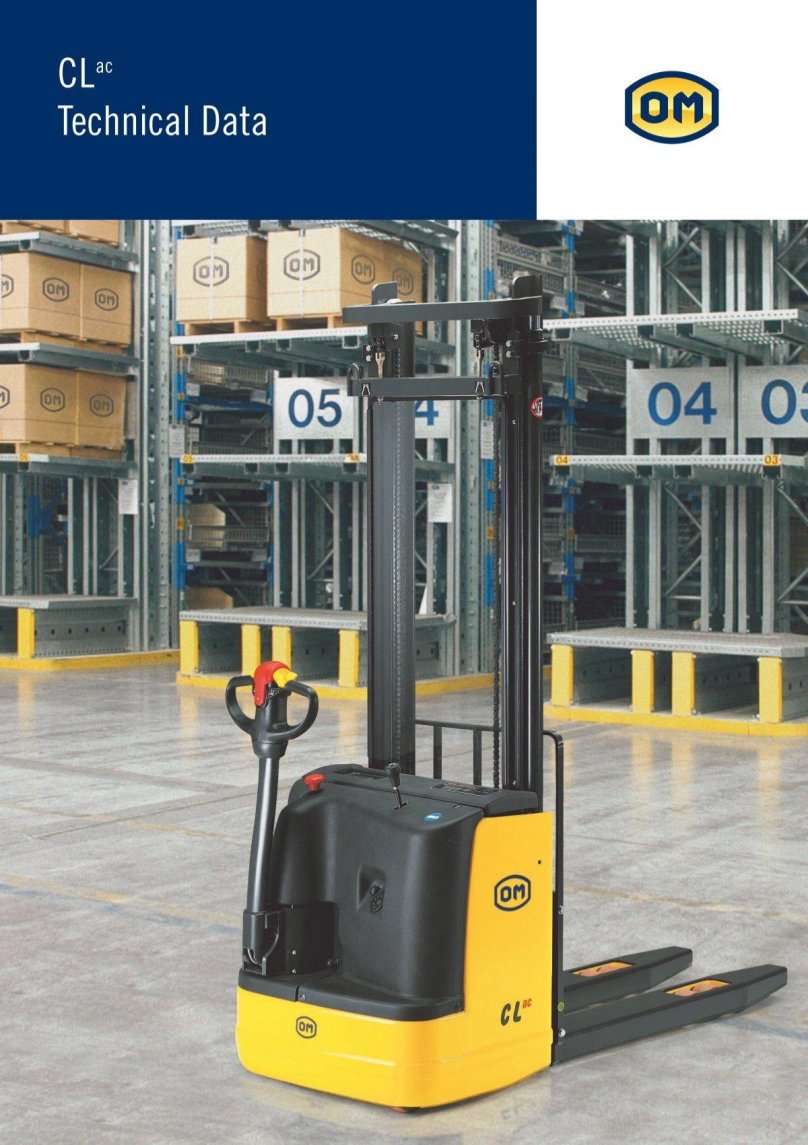 Штабелёр электрический самоходный 2 тонны