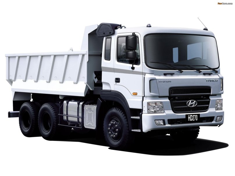 Самосвал белый