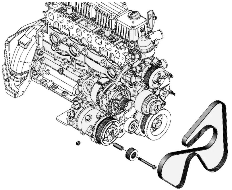 Ремень ГРМ эвотек 2.7