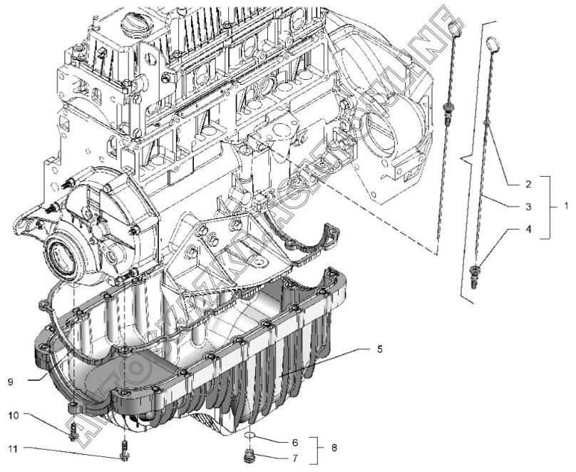 Система охлаждения двигателя эвотек а 274