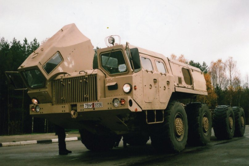 Колесное шасси МАЗ 543