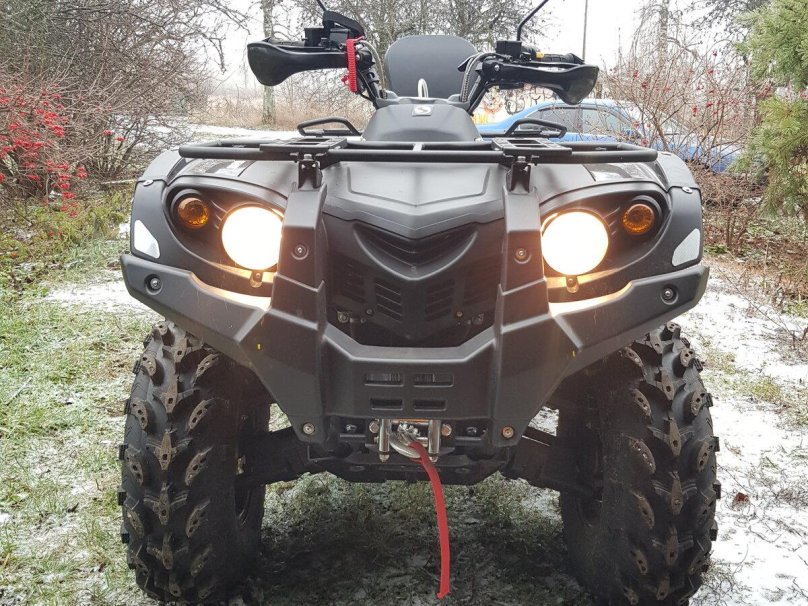 Органы управления квадроцикла stels Leopard 600