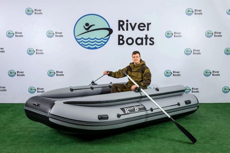 Лодка ПВХ Riverboats RB — 390 (НДНД) С фальшбортом