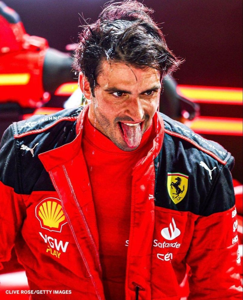 Подиум Феррари Карлос Сайнс 2024