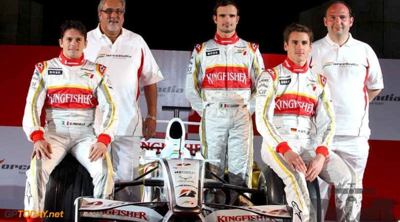 Физикелла Форс Индия вид сверху