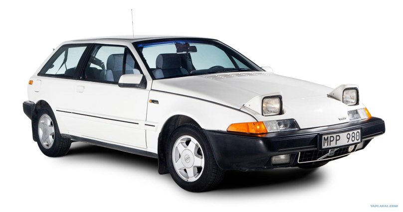 Вольво со слепыми фарами