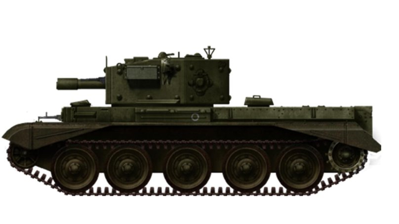 Кромвель танк сбоку