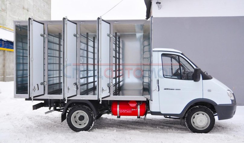 Газель Некст хлебный фургон 128 лотков