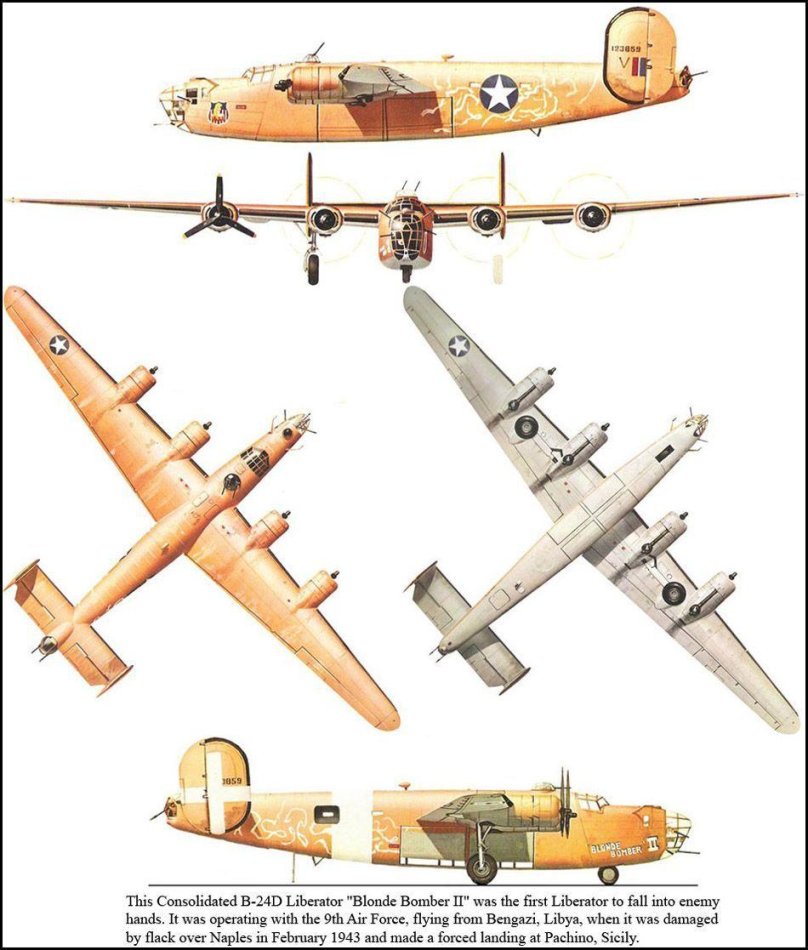 Самолет б 24 Либерейтор