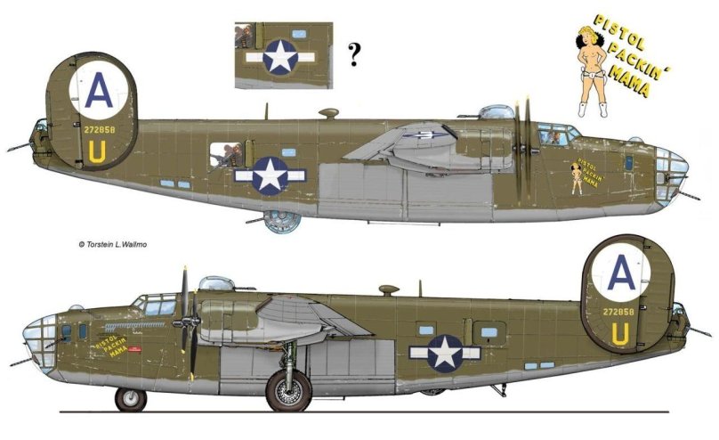 Consolidated b-24 Liberator бомбардировщик