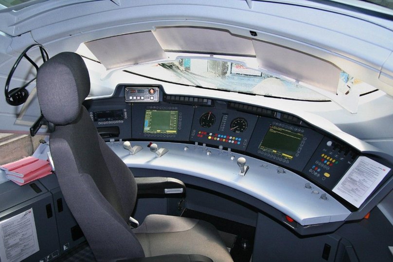 Siemens Velaro кабина