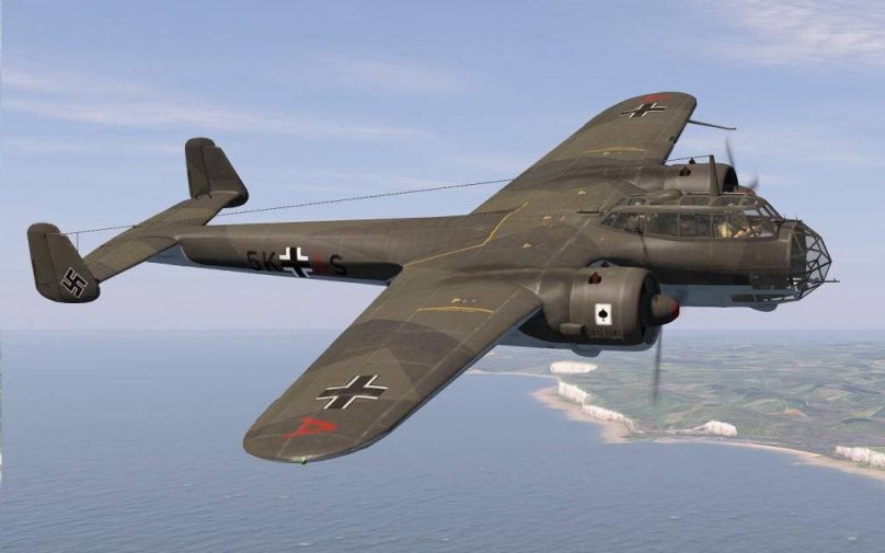 Немецкий бомбардировщик Дорнье до-17