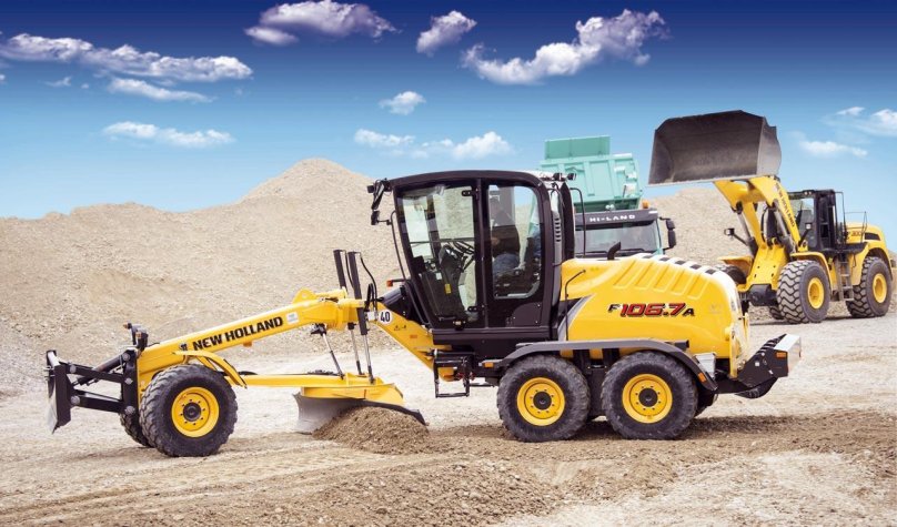 Автогрейдер Нью Холланд