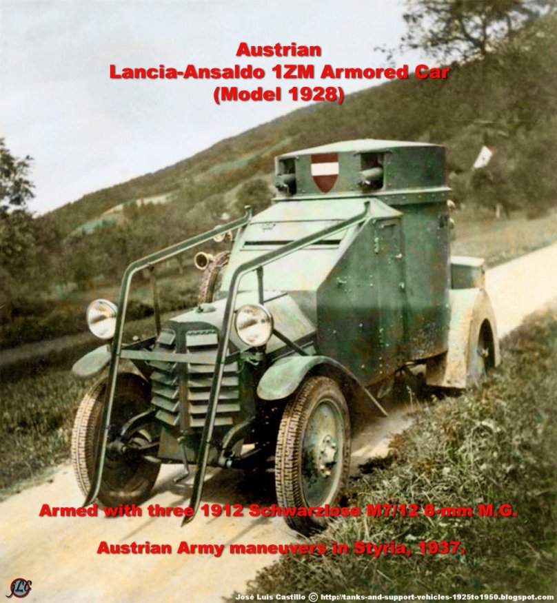 Бронеавтомобиль Lancia 1zm