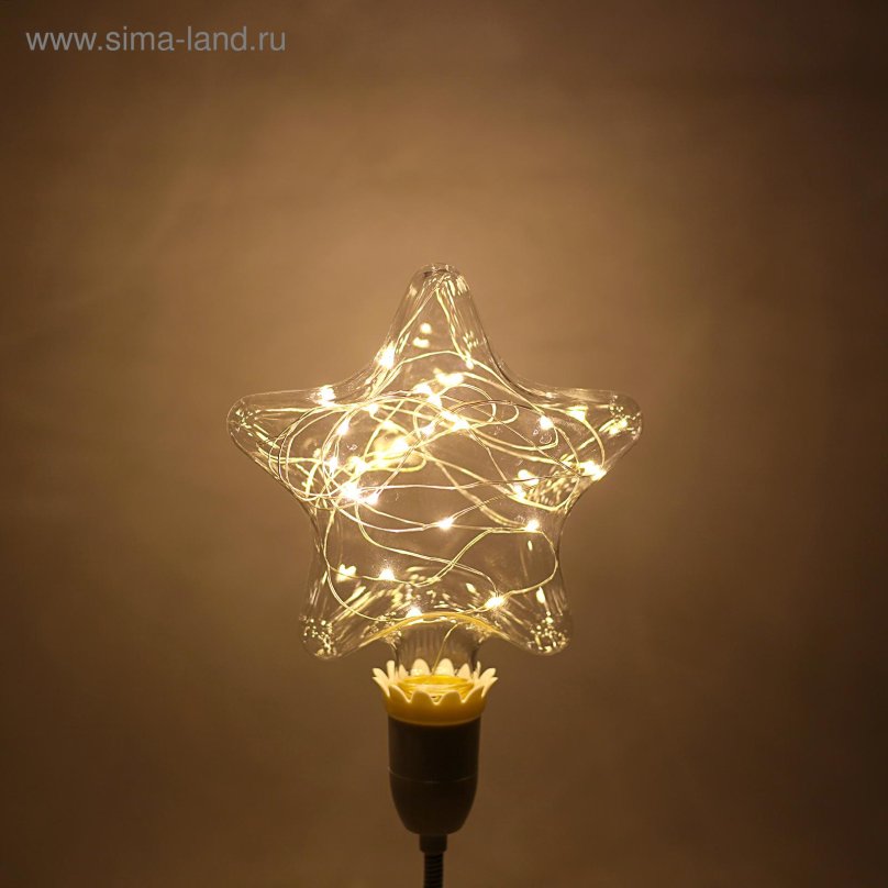 Декоративная лампа звезда