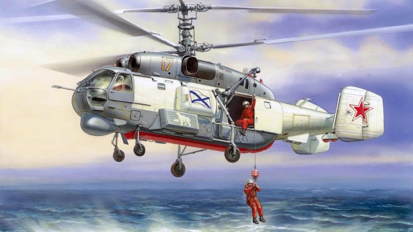 Звезда 7247 вертолёт ка-27пс