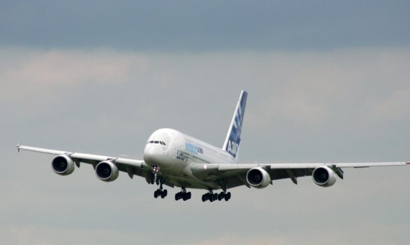 A380 landing
