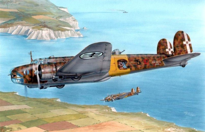 Средний бомбардировщик Фиат br.20 "Чиконья"