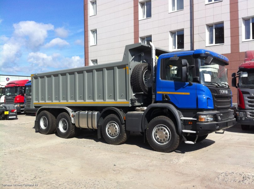 Scania p440 самосвал