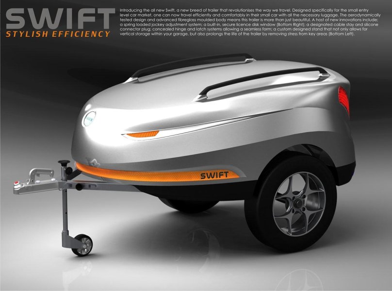 Маленький прицеп для машины