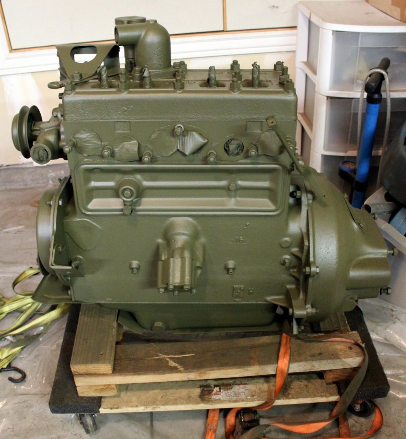 Ремонт двигатель джип Виллис МВ