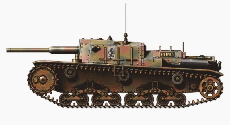 Итальянская САУ semovente m.40 da 75/34