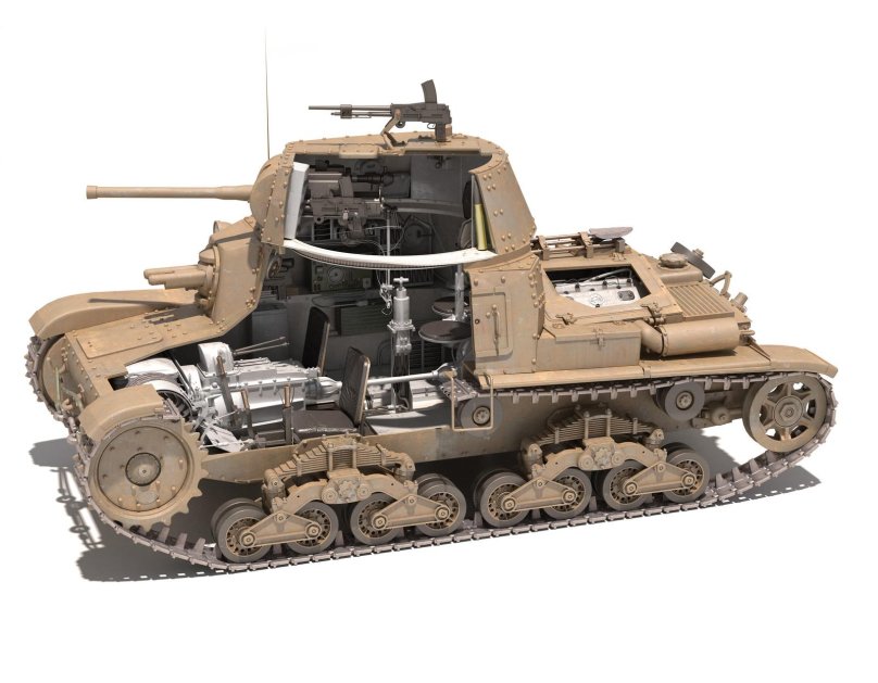 Итальянский танк carro armato m14/41