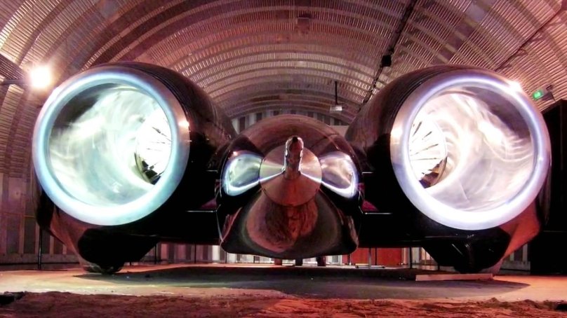 Thrust SSC car crushers 2