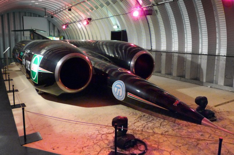 Энди Грин на Thrust SSC