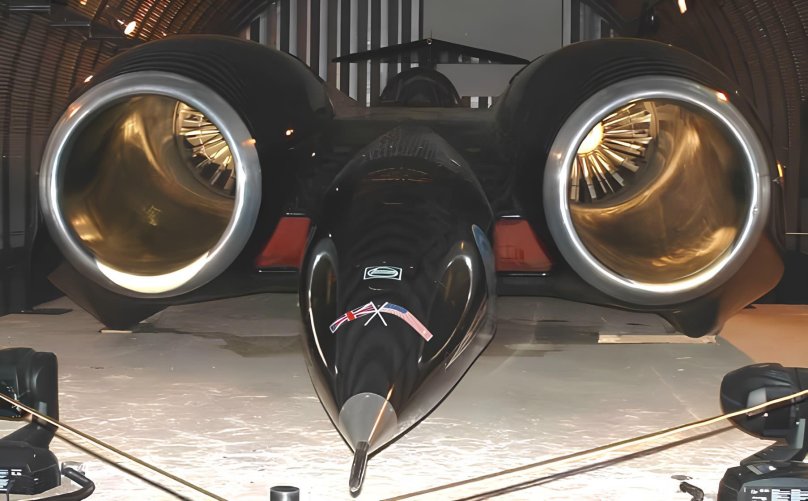Энди Грин на Thrust SSC