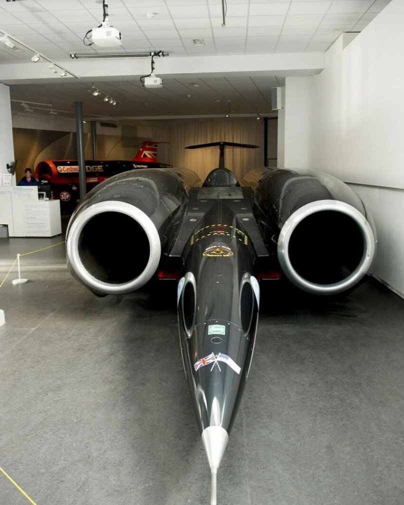 Энди Грин на Thrust SSC