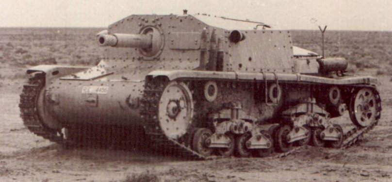 Итальянская САУ semovente m.40 da 75/18