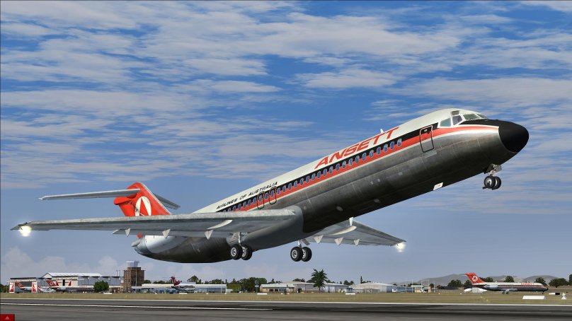 DC-9 самолет