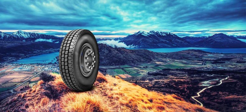 Грузовые шины реклама