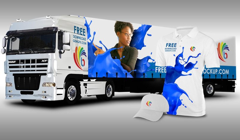 Грузовик мокап