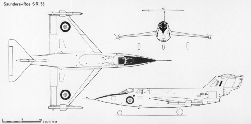 Saunders-Roe SR-A .1 чертежи