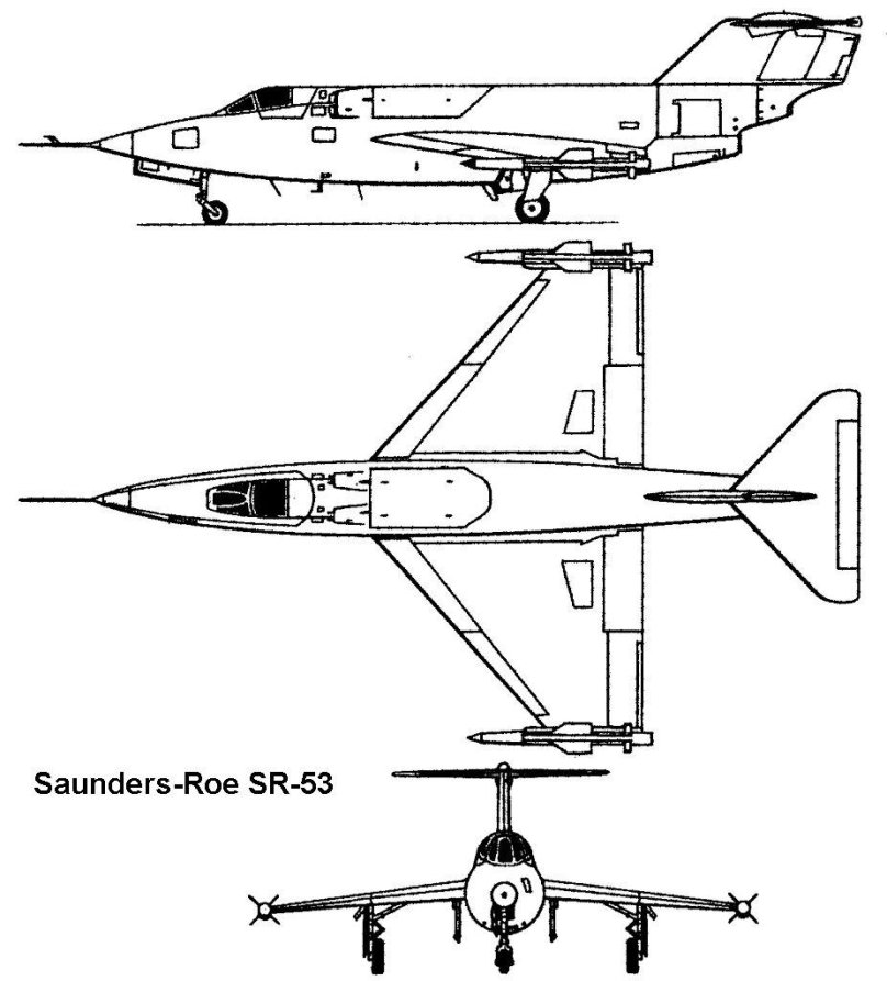 Saunders-Roe SR-A .1 чертежи