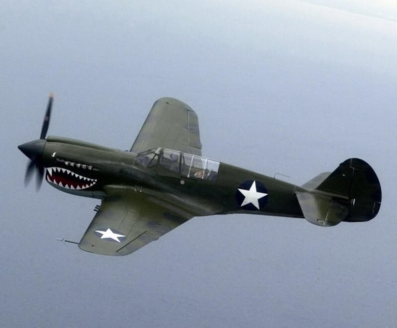 P40 Mustang самолет