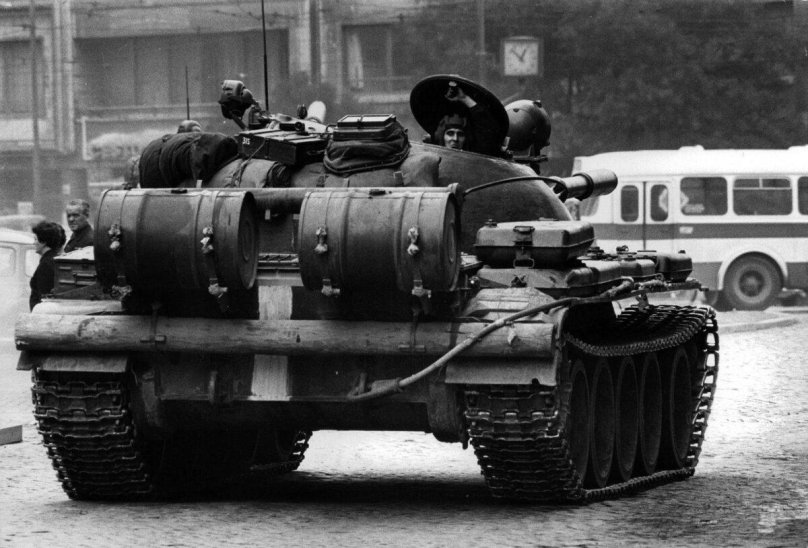Т-55 В Праге 1968