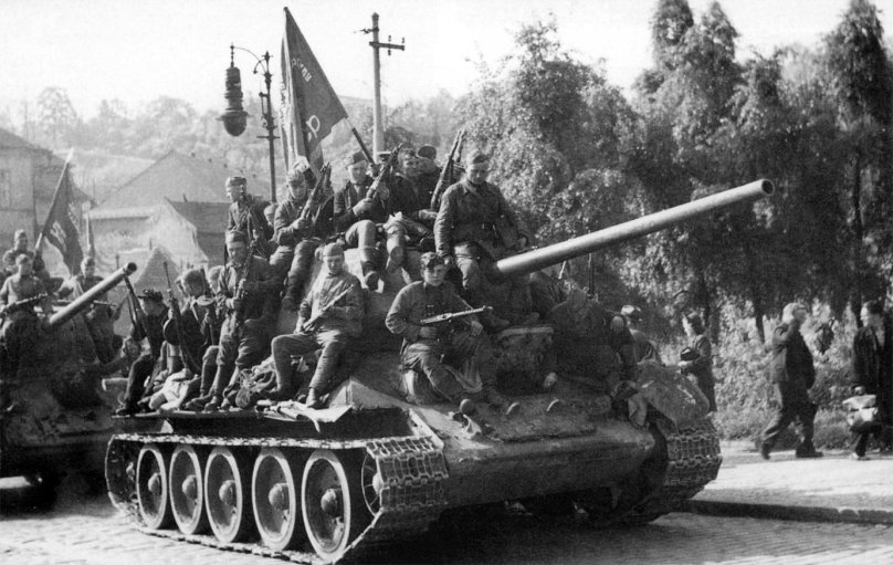 Т 34 Прага 1945