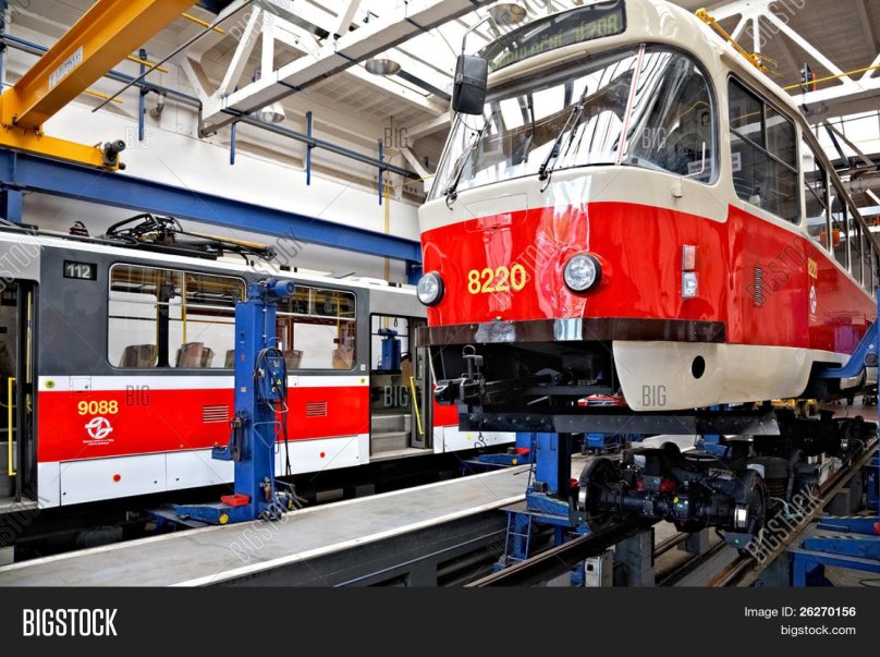 Трамвайное депо Прага